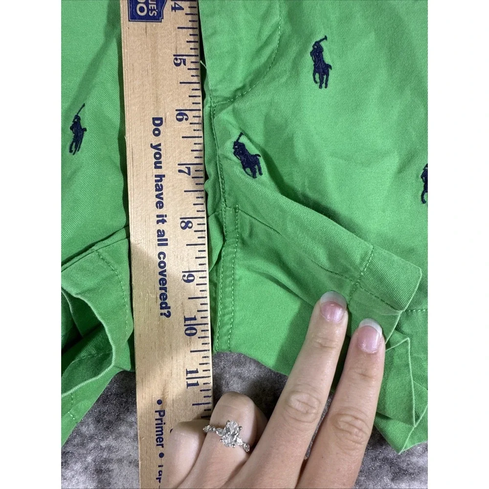 Ralph Lauren Sport Shorts Womens Size 2 Green‎ Pony Preppy Vintage Casual